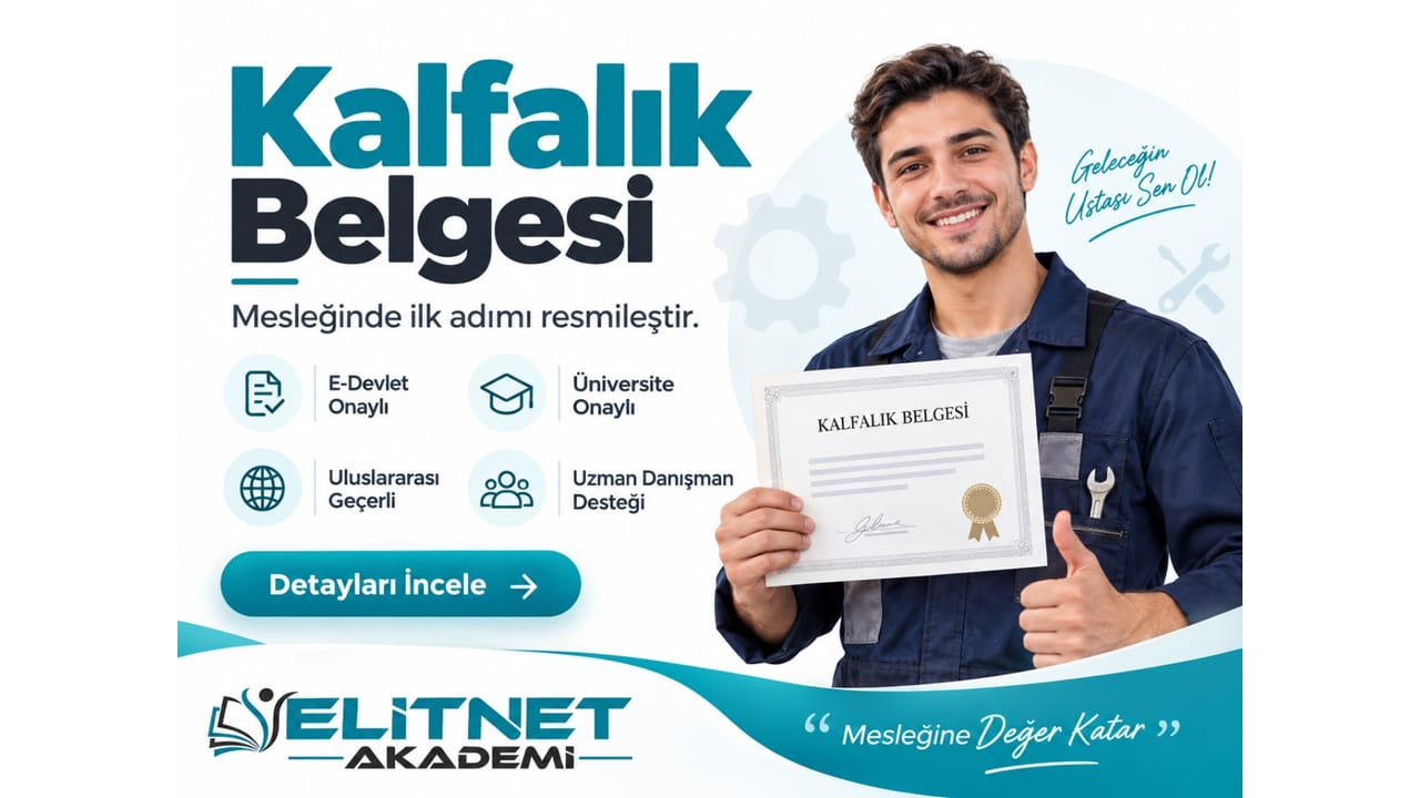 Kalfalık Belgesi Resim